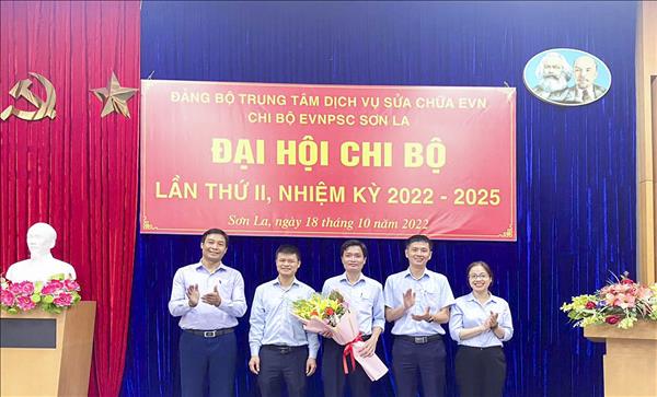 Chi bộ EVNPSC Sơn La tổ chức thành công Đại hội nhiệm kỳ 2022-2025